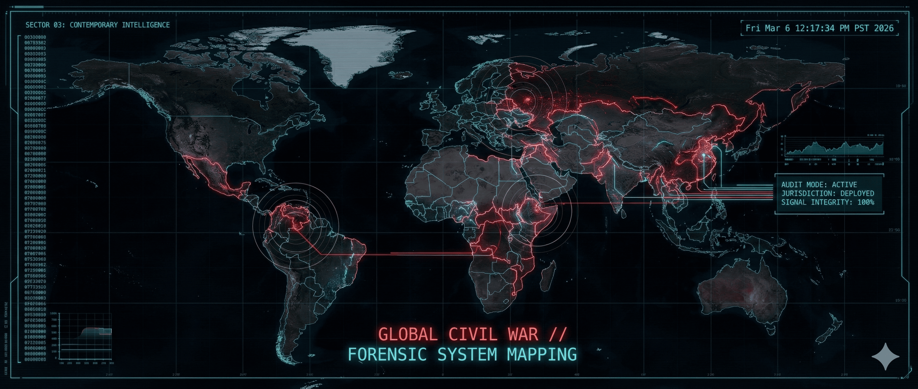 Global Civil War Forensic Map