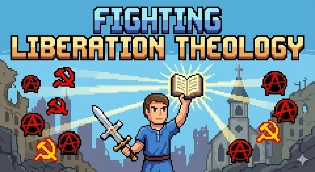 Fighting Liberation Theology Banner