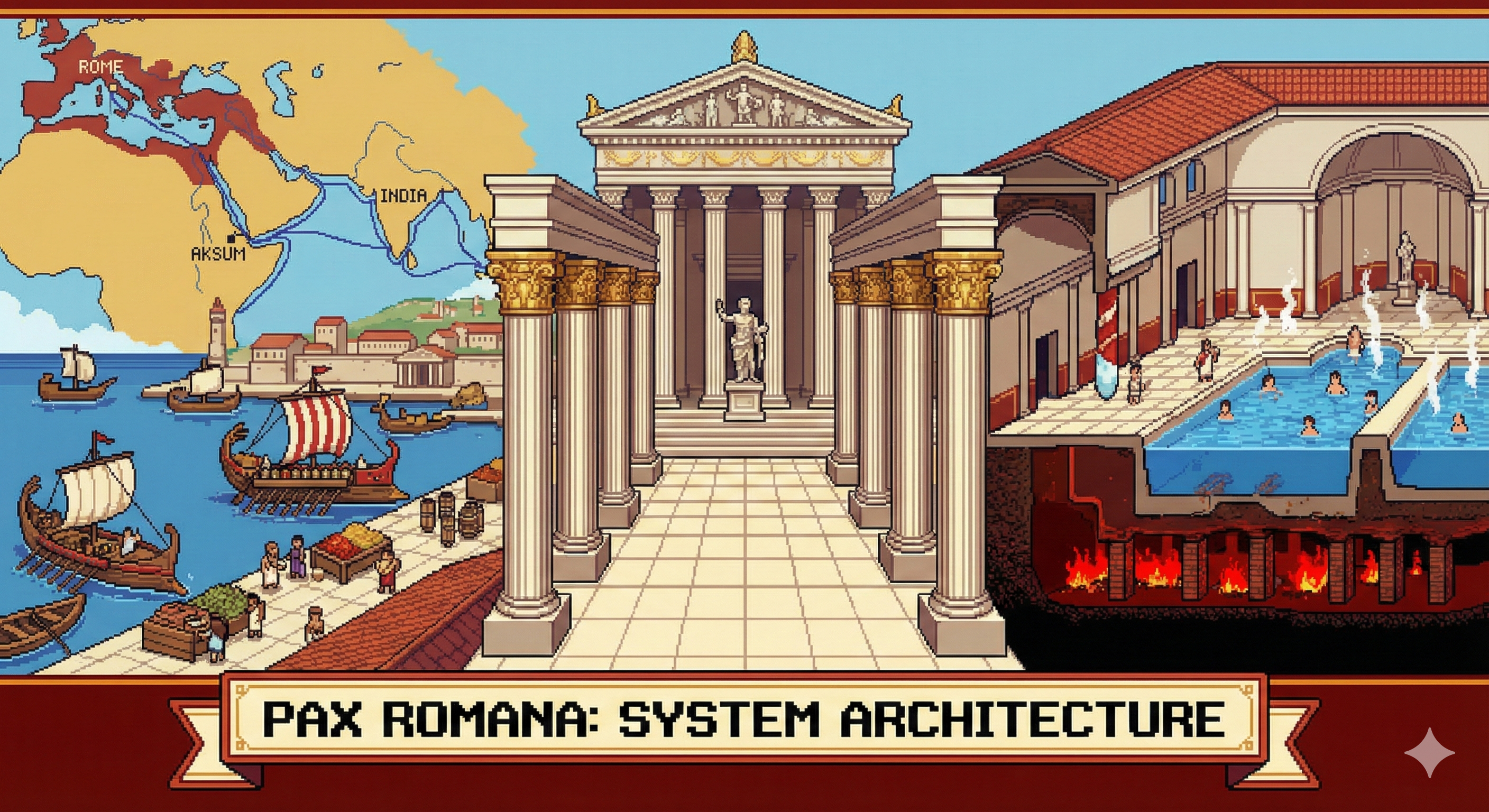 Pax Romana Architecture Banner