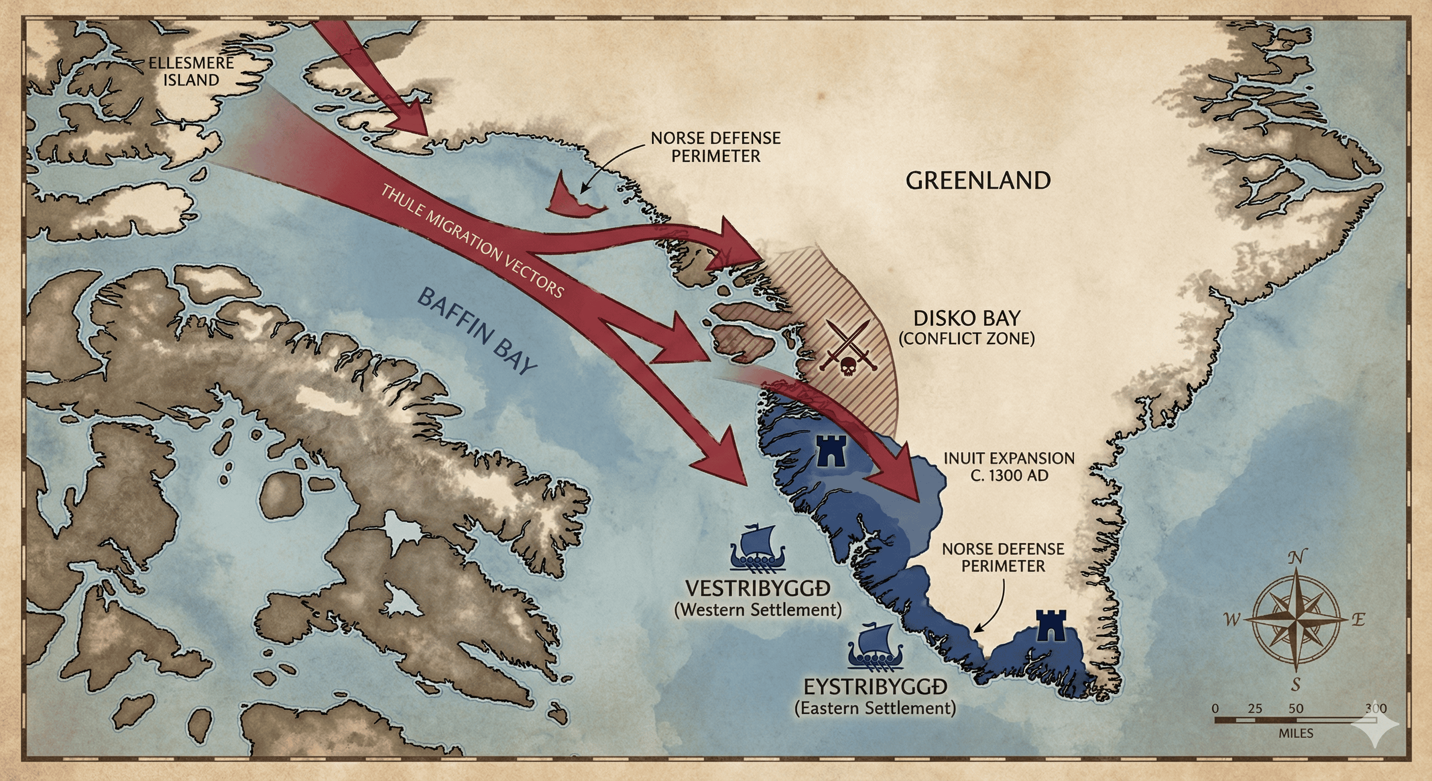 Map of Thule Invasion Vectors